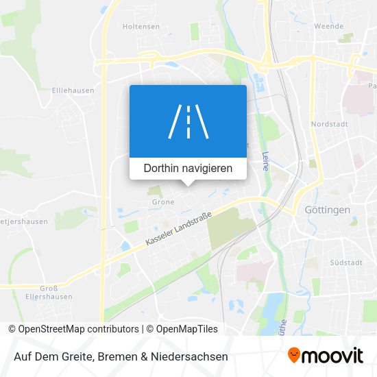 Auf Dem Greite Karte