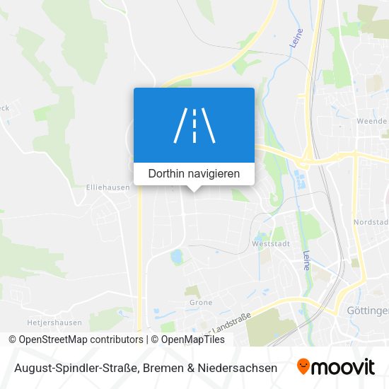 August-Spindler-Straße Karte