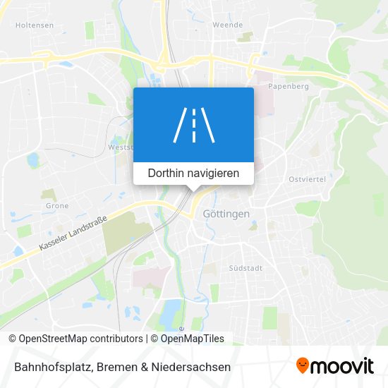 Bahnhofsplatz Karte