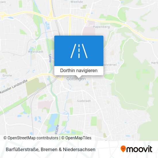 Barfüßerstraße Karte