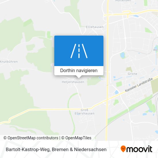 Bartolt-Kastrop-Weg Karte