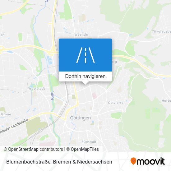 Blumenbachstraße Karte