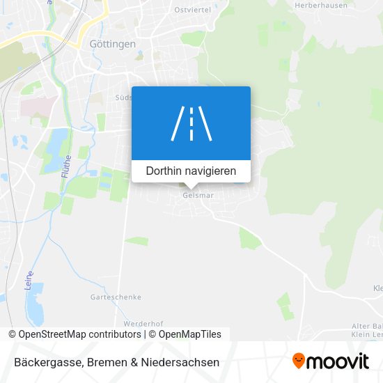 Bäckergasse Karte