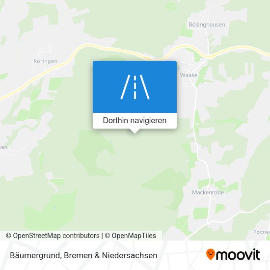 Bäumergrund Karte