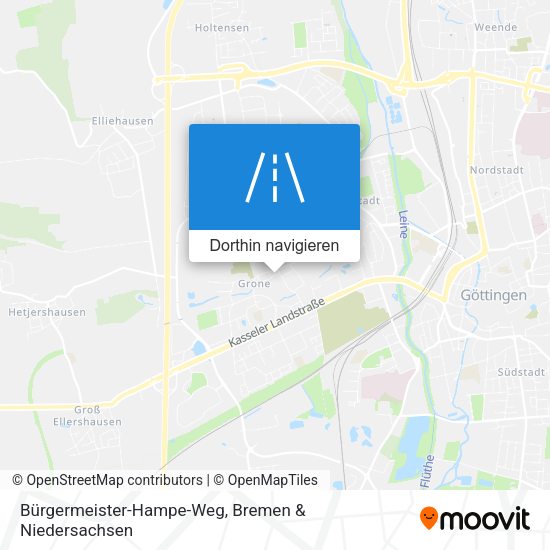 Bürgermeister-Hampe-Weg Karte