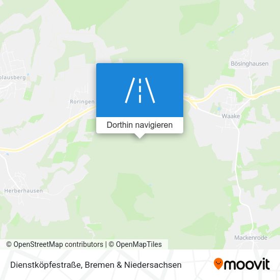 Dienstköpfestraße Karte
