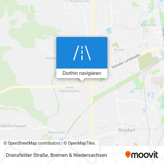 Dransfelder Straße Karte
