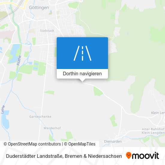 Duderstädter Landstraße Karte