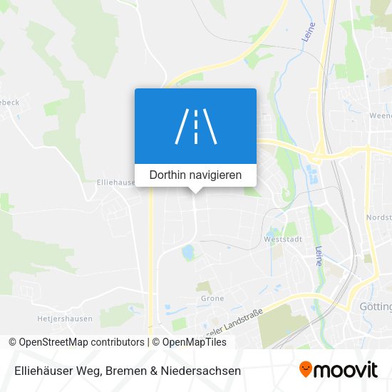 Elliehäuser Weg Karte