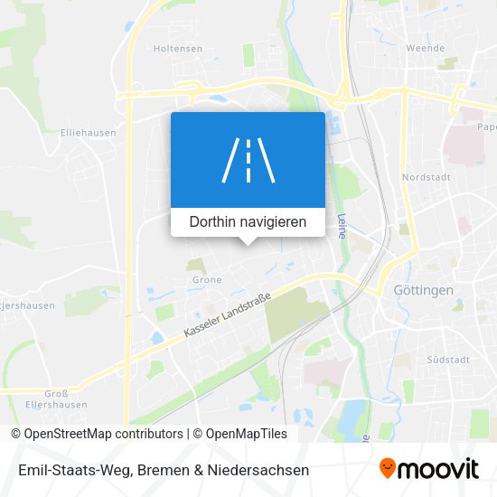 Emil-Staats-Weg Karte