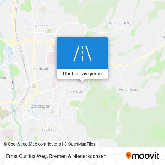 Ernst-Curtius-Weg Karte