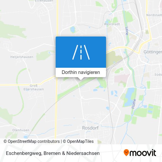 Eschenbergweg Karte