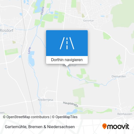 Gartemühle Karte