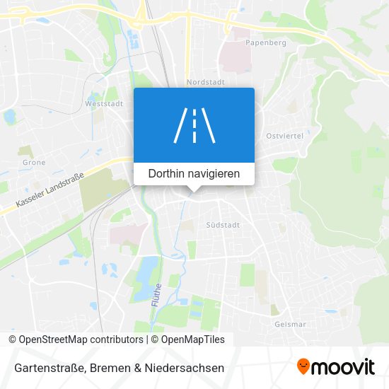 Gartenstraße Karte