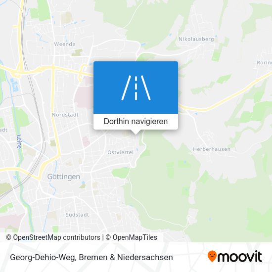 Georg-Dehio-Weg Karte