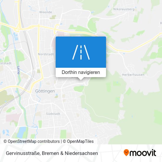 Gervinusstraße Karte