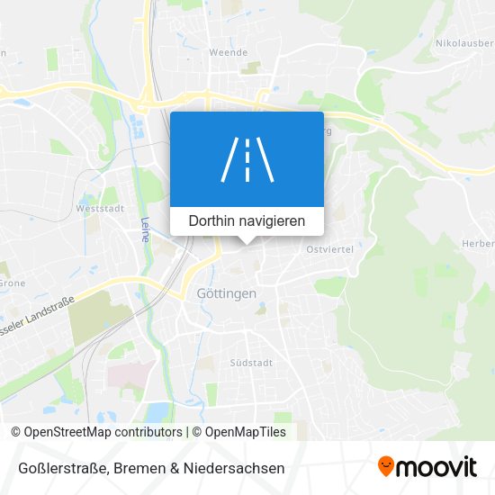 Goßlerstraße Karte