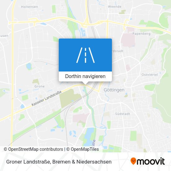 Groner Landstraße Karte
