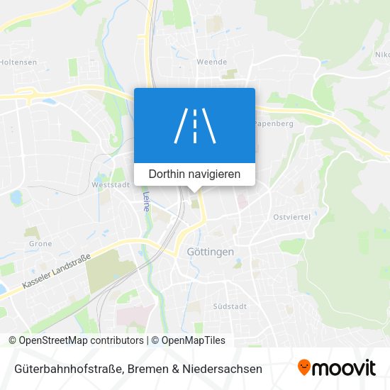 Güterbahnhofstraße Karte