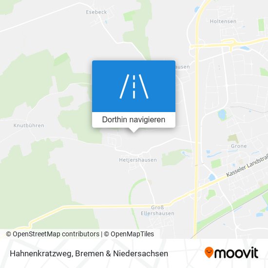 Hahnenkratzweg Karte