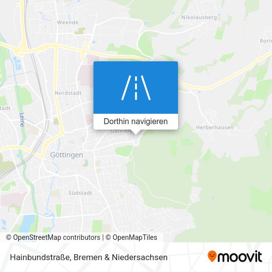 Hainbundstraße Karte