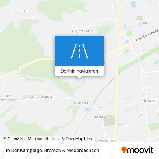 In Der Kamplage Karte
