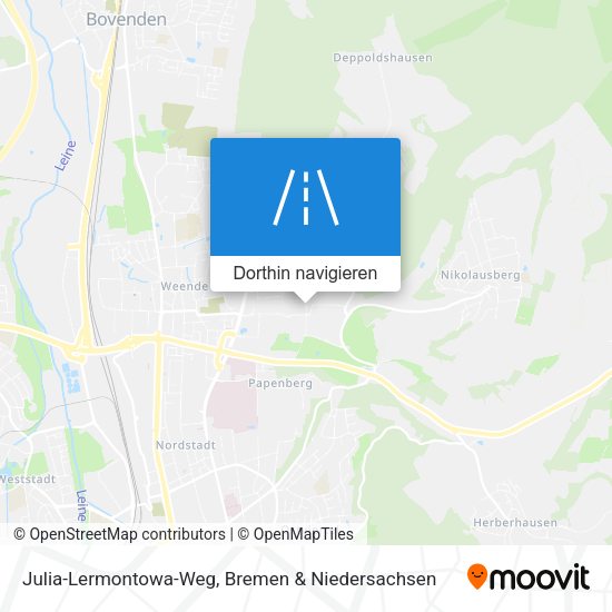 Julia-Lermontowa-Weg Karte