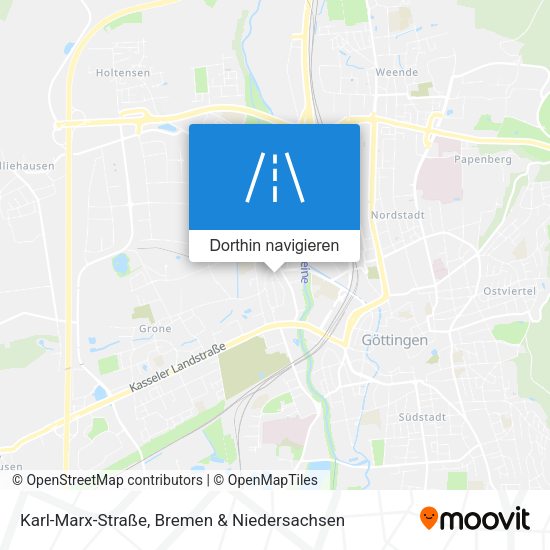 Karl-Marx-Straße Karte