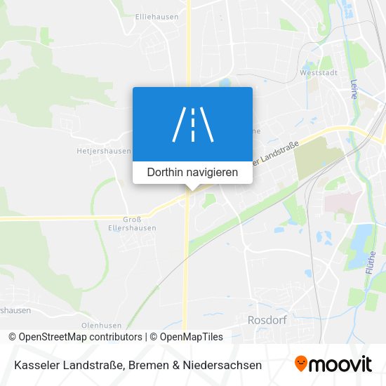 Kasseler Landstraße Karte