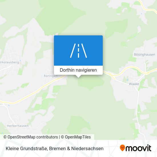 Kleine Grundstraße Karte