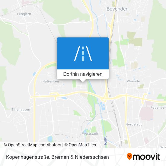 Kopenhagenstraße Karte