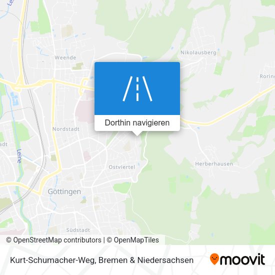 Kurt-Schumacher-Weg Karte