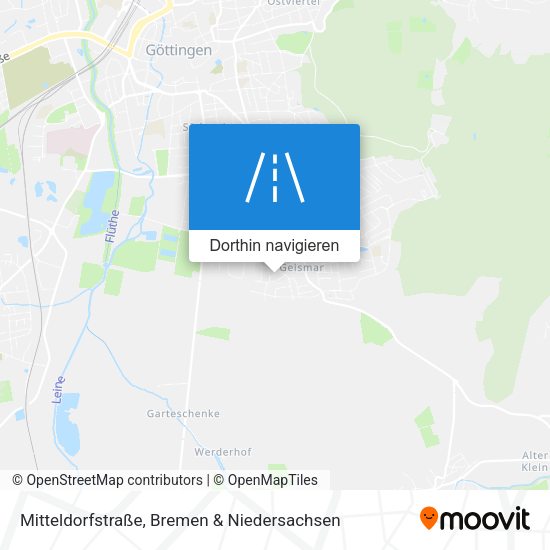 Mitteldorfstraße Karte