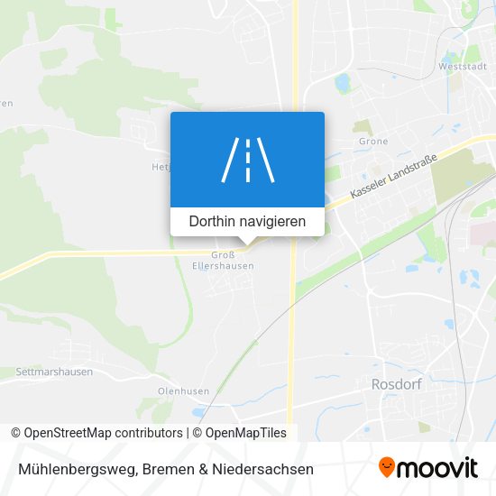 Mühlenbergsweg Karte