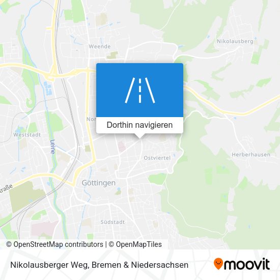 Nikolausberger Weg Karte