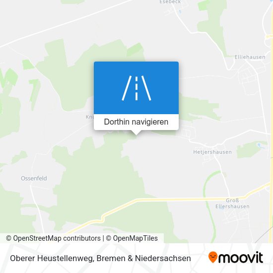 Oberer Heustellenweg Karte