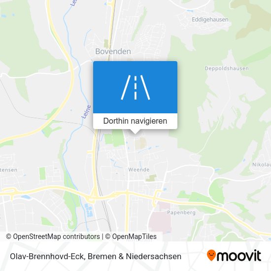 Olav-Brennhovd-Eck Karte