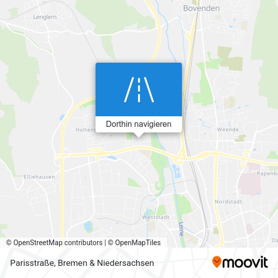 Parisstraße Karte