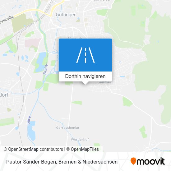 Pastor-Sander-Bogen Karte