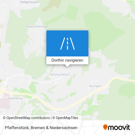 Pfaffenstück Karte
