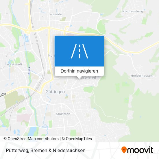Pütterweg Karte