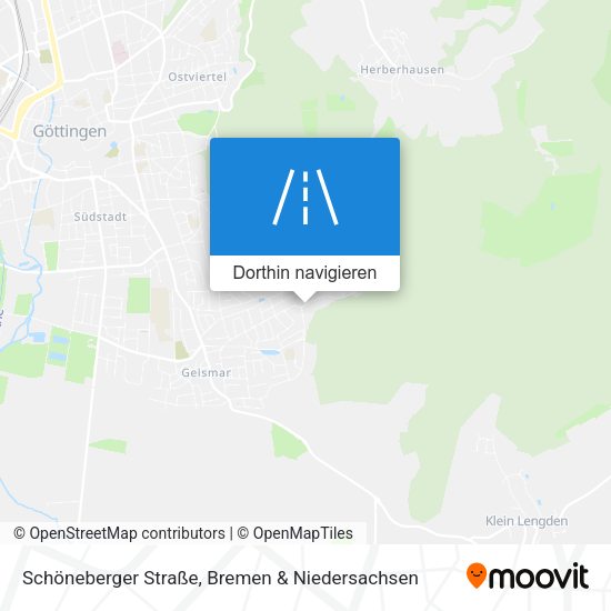 Schöneberger Straße Karte