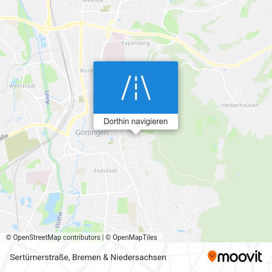 Sertürnerstraße Karte