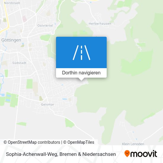 Sophia-Achenwall-Weg Karte