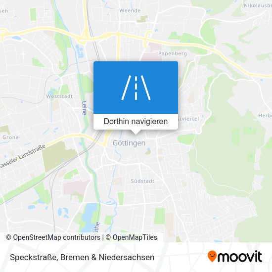 Speckstraße Karte