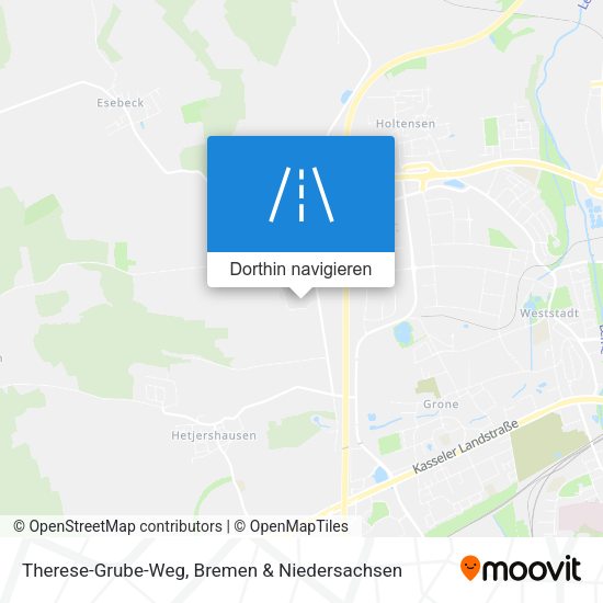 Therese-Grube-Weg Karte