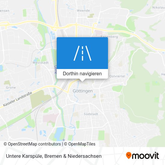 Untere Karspüle Karte
