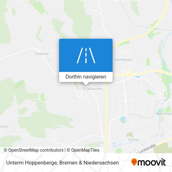 Unterm Hoppenberge Karte