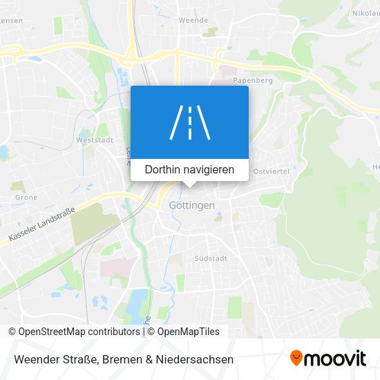 Weender Straße Karte