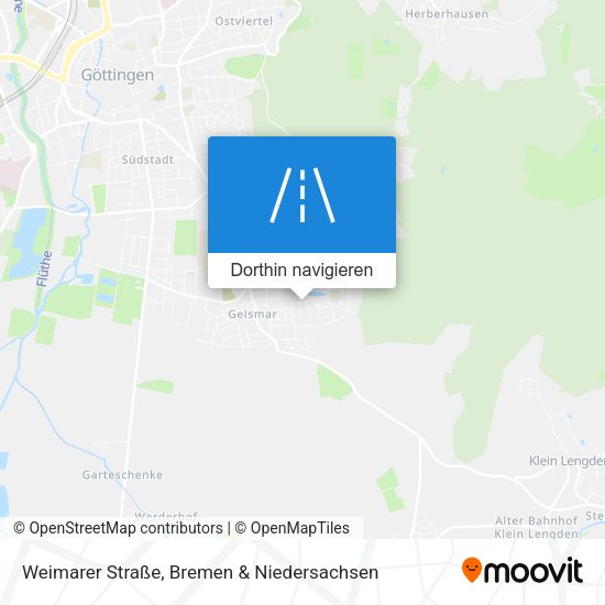Weimarer Straße Karte